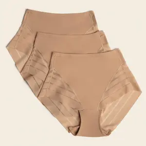 Leonisa3-Pack Lace Classic Shaper Panties - Women's Breathable Everyday Shapewear with Tummy Control