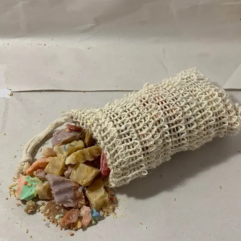 Scrap bag of soap, 6 ounces