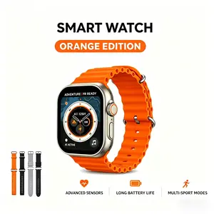 W&O Smart Watch Multiple Sport Mode, Message Reminder, Fitness Wearable, IP67 Waterproof Touch Screen Watch, Sleep Monitoring, Multifunctional Smart Watch with High Battery Life, GPS Bluetooth Call, Gif