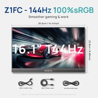 [144Hz]Built-in Kickstand & No Cover-16.1"