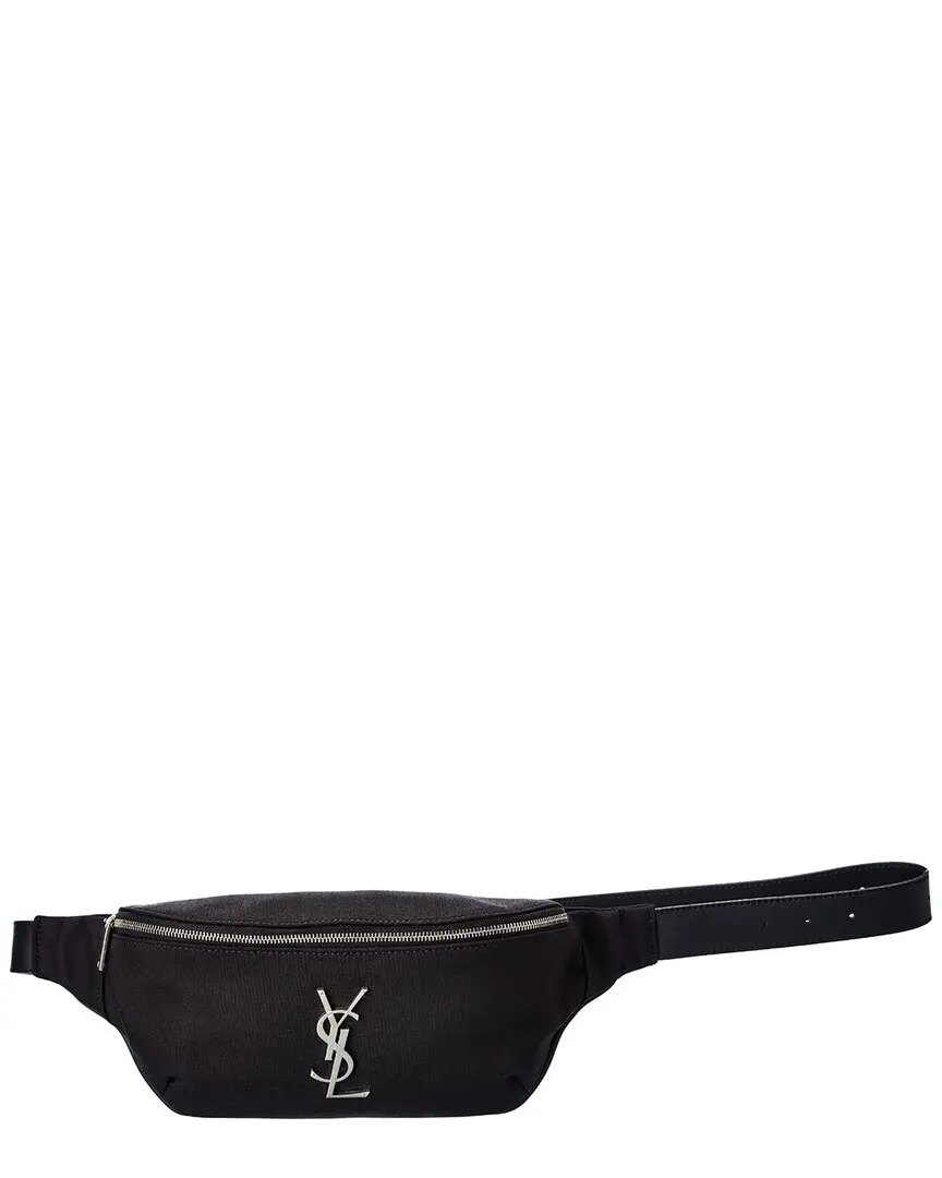 Saint Laurent Classic Monogram Canvas Belt Bag