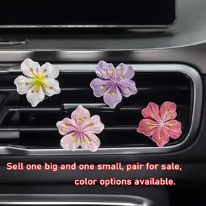 Car Air Freshener Clip, Car Diffuser and Air Outlet Decoration, Refillable Car Air Freshener Clip without Fragrance Tablet, Universal Car Interior Decoration Accessory, Car Accessories