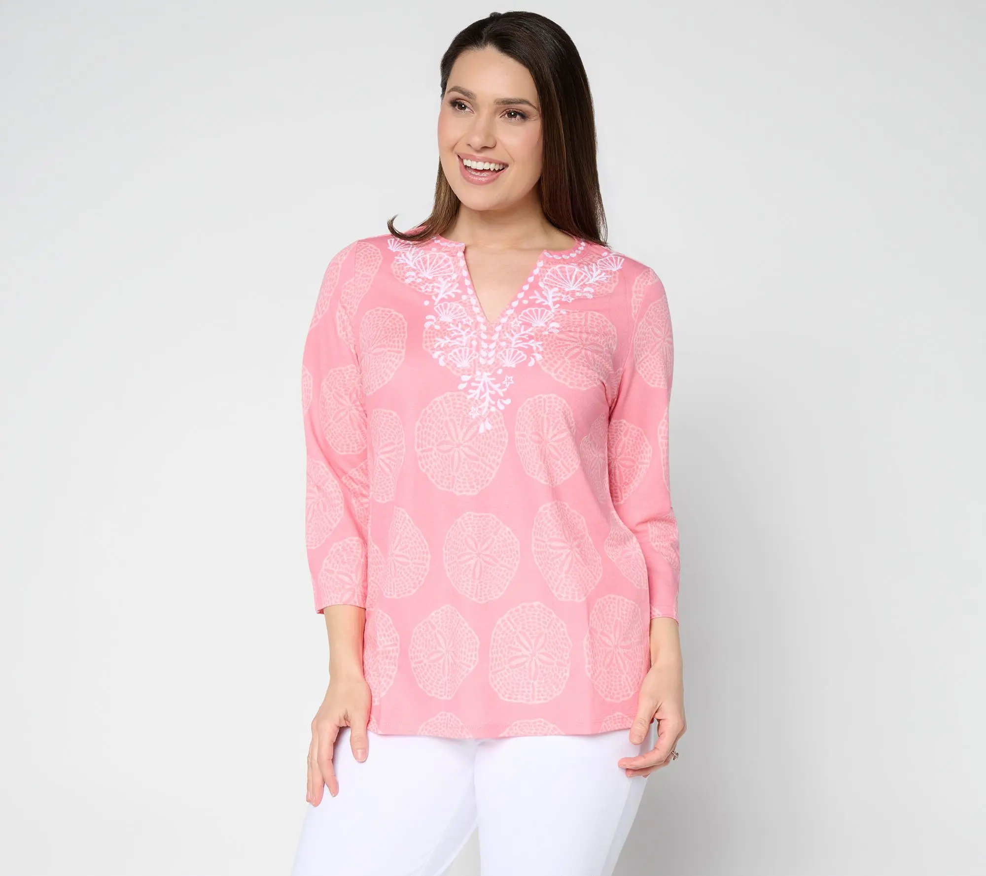 Belle Beach by Kim Gravel Cabana Knit Sand to Soiree Tunic