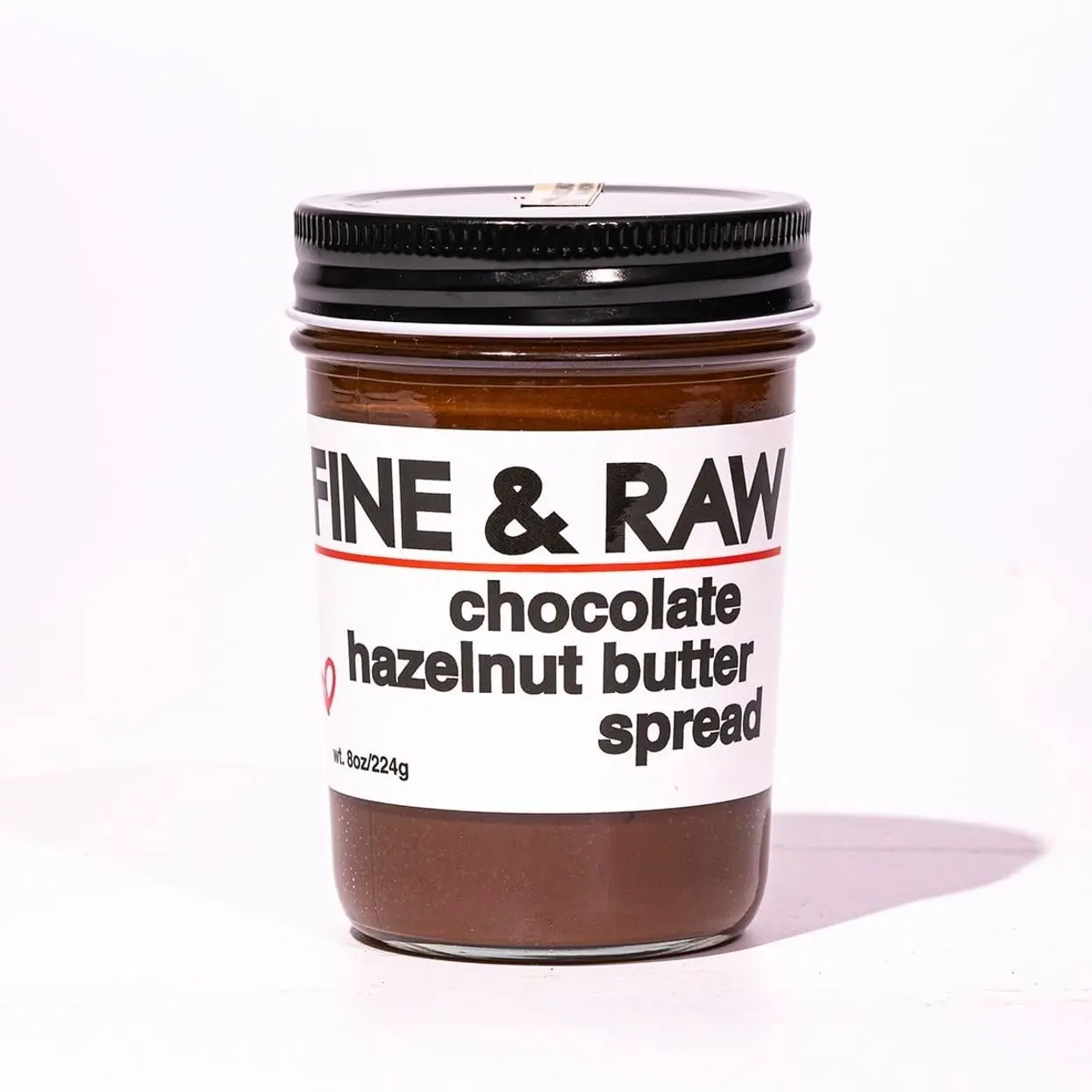 Fine & Raw Chocolate Hazelnut Butter Spread 8 Ounce – Clean Ingredients, Vegan, and Organic Chocolate Hazelnut Spread, Healthy Chocolate Hazelnut Spread (Chocolate Hazelnut)