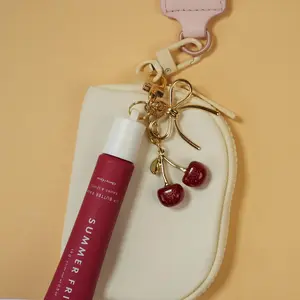 Lip Gloss Keychain Compatible with Summer Fridays 0.5oz Lip Balm | Leak-Proof Design|1:1 Precise Fit|Cute Bag Charm Accessory|Perfect Gift for Beauty Lovers & Trendsetters