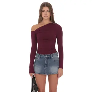 Mini Denim Skort in Blue
