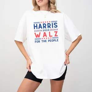 Harris Walz Shirt, Democrat Shirt, Vote Blue, Liberal Feminist Shirt, Harris Walz 2024 For the people