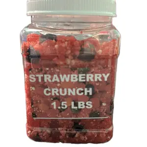 Strawberry crunch rushes 8 oz 1 and 1.5 lbs