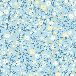 Cottagecore Garden Flowers Pattern 16 Quilting Cotton Fabric