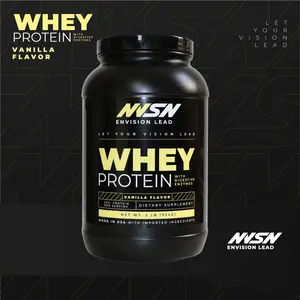 NVSN ENVISION LEAD WHEY PROTEIN Vanilla Dietary Supplement 2.0 LB WITH DIGESTIVE ENZYMES