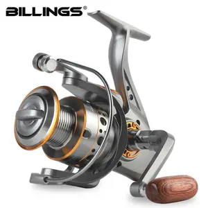 Billings Dc 1000~7000 Series 5.2:1 Gear Ratio 26lb Max Drag Aluminum Alloy Metal Spool Spinning Fishing Reel for Freshwater and Saltwater Fishing Tackle