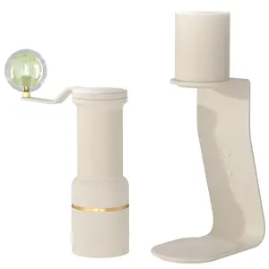 Cocinare ESSENCE DUO  2-in-1 Electric Coffee Grinder for Home & Travel  Adjustable Burr Mill with 80 Grind Settings