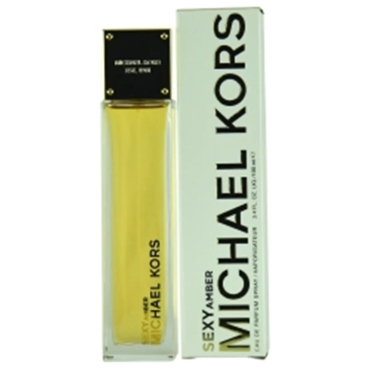 MICHAEL KORS Sexy Amber Eau de Parfum, Women's Floral Signature Scent with Amber, White Flowers & Sandalwood, Natural Fragrance Spray, 3.4 fl oz, Amber Warmth