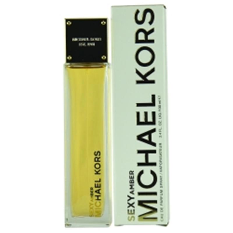 MICHAEL KORS Women's Sexy Amber Natural Continuous Spray Eau de Parfum (EDP) - 3.4 fl oz (3 to 3.9 fl oz Range), Floral Signature Scent with Amber Blend, White Flowers, Sandalwood Depth, Sweet Allure Women's Fragrance