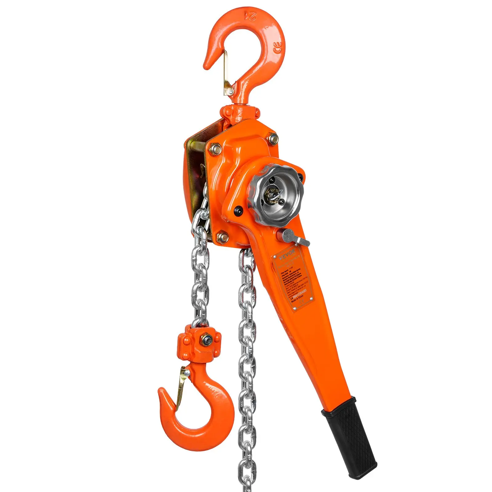 Manual Lever Chain Hoist 1-1/2 Ton 3300 lbs Capacity 10 FT Come Along ...