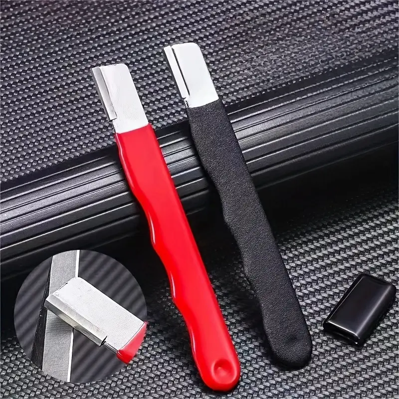 2pcs "Precision Edge" Professional Kitchen Knife Scissors Sharpener - Tungsten & Diamond Ceramic Sharpening Stone For All Cutting Blades, Including Garden Shears, Kitchenware