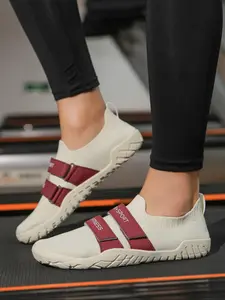 Unisex's Sporty Velcro Design Training Shoes, Breathable Comfortable Sports Shoes for Gym Workout, Non-slip Training Shoes for Men & Women, Energy Training Shoes