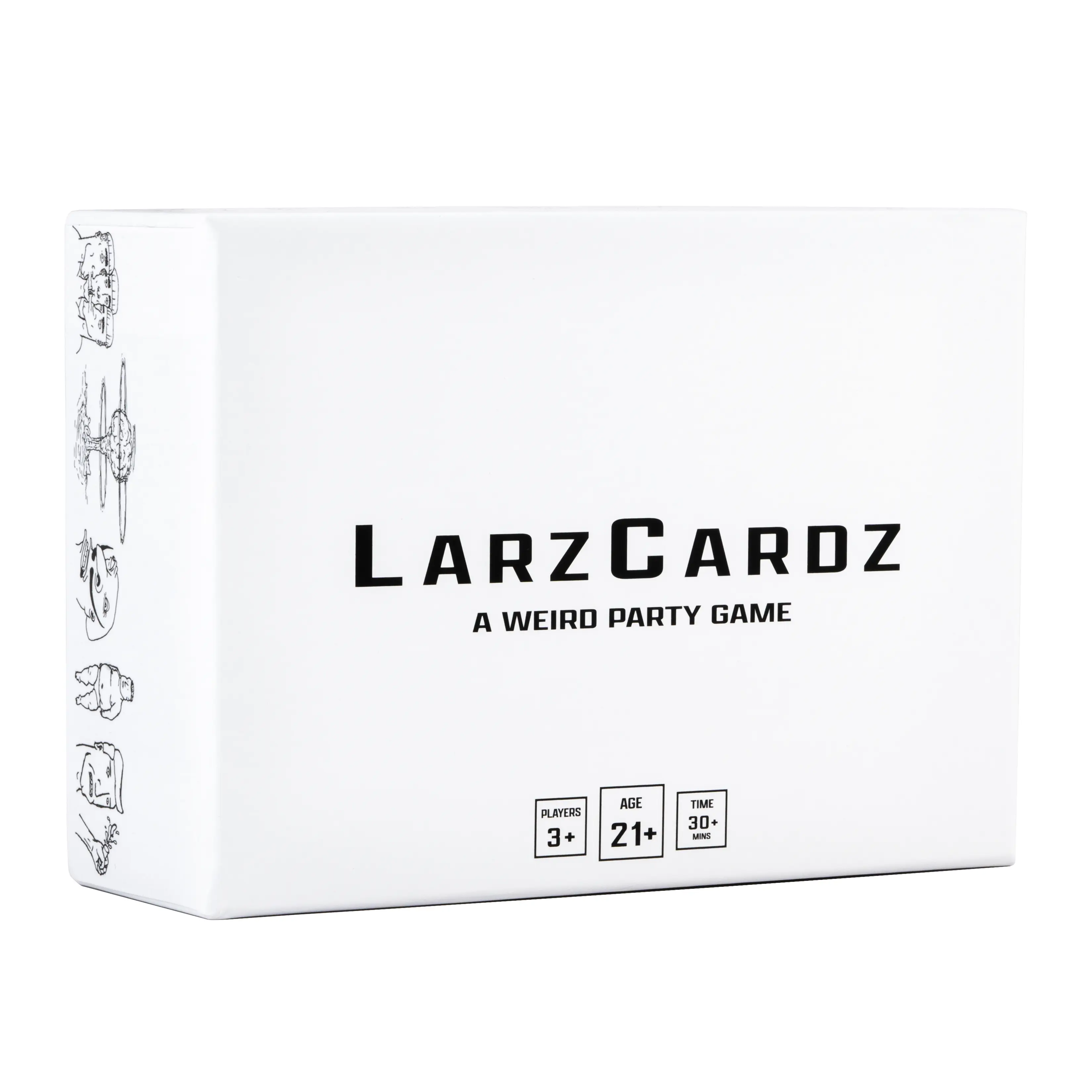LarzCardz - Weird Drinking Party Game - 216 Crazy Dare & Challenge Cards for Group Game Nights, College, 21st Birthday & Pregames