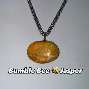 Bumblebee Jasper Pendant
