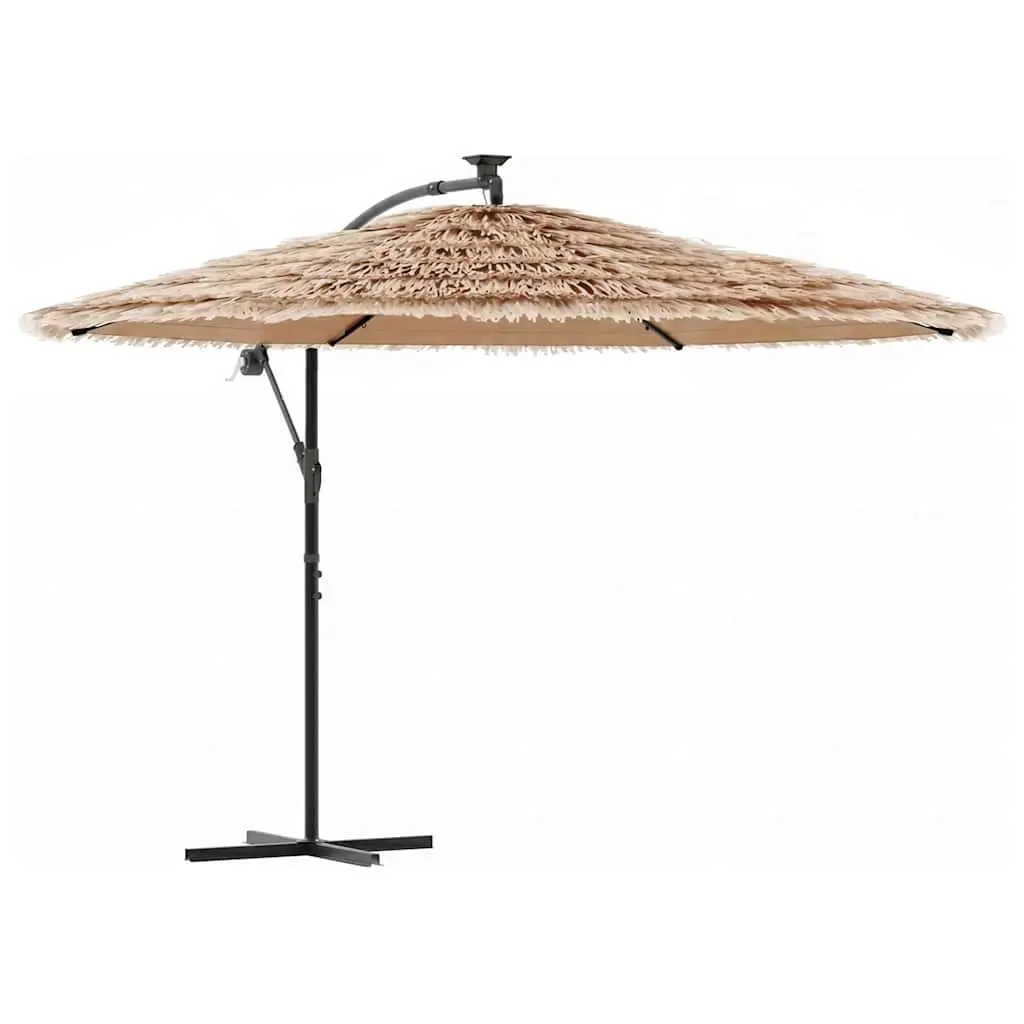 vidaXL Garden Parasol with Steel Pole Umbrella Sunshade Outdoor Patio Beach 3033968