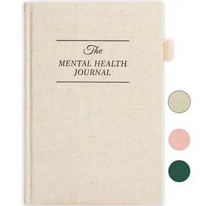 Mental Health Journal, Anxiety & Guided Journal for Women(A5 Size)-Beige