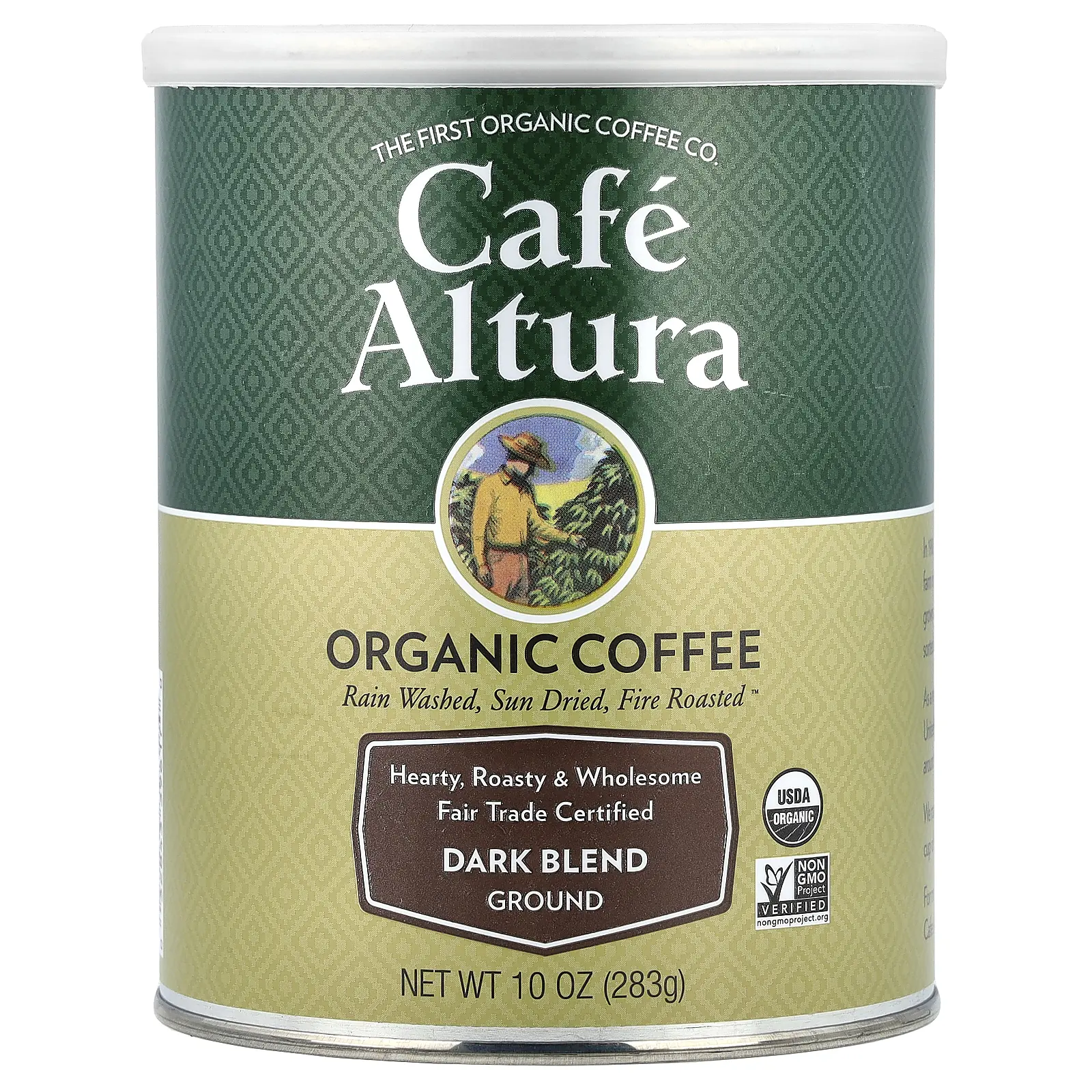 Cafe Altura Organic Coffee, Ground, Dark Blend, 10 oz (283 g)