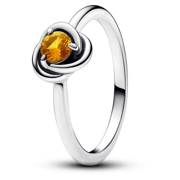 Pandora November Honey Eternity Circle Ring 192993C11-54