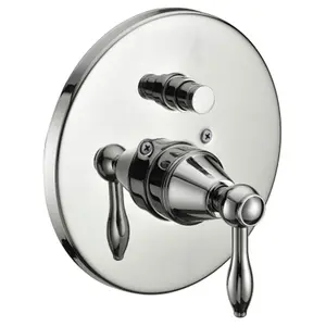 Dawn Kitchen & Bath  Pressure Balancing Diverter Valve Trim - Lever Handle - Brushed Nickel
