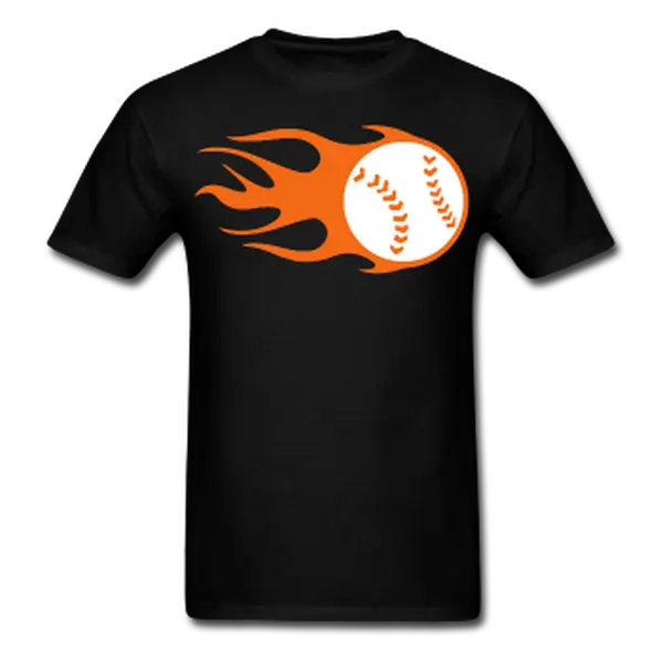Team Fireball Men's Graphic T-Shirt, Casual Short Sleeve Crew Neck Top for Everyday Streetwear in Heavyweight Cotton Fabric, Tshirt, Shortsleeve, Menswear