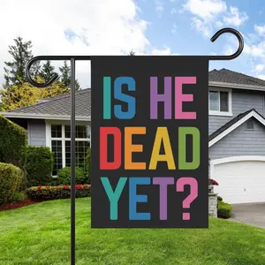 Funny Anti Tr^mp Garden Flag Liberal Flag Yard Flag Cute Garden Flag Unique Lawn Flags Decorative Flag Leftist Garden Flag