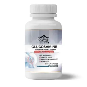 Eternal Spirit Beauty Glucosamine Chondroltin MSM Collagen 2850mg Per Serving for Healthy Joints Mobility & Elasticity 90 Capsules