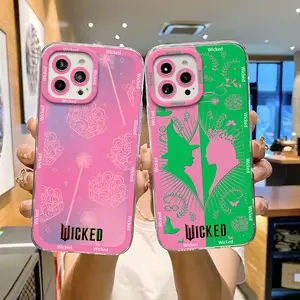 W-Wicked Part One Movie G-Glinda Phone Case For iPhone 17 Air 16 15 14 13 12 11 Pro Max Plus Shockproof Soft Clear Back Cover Coque