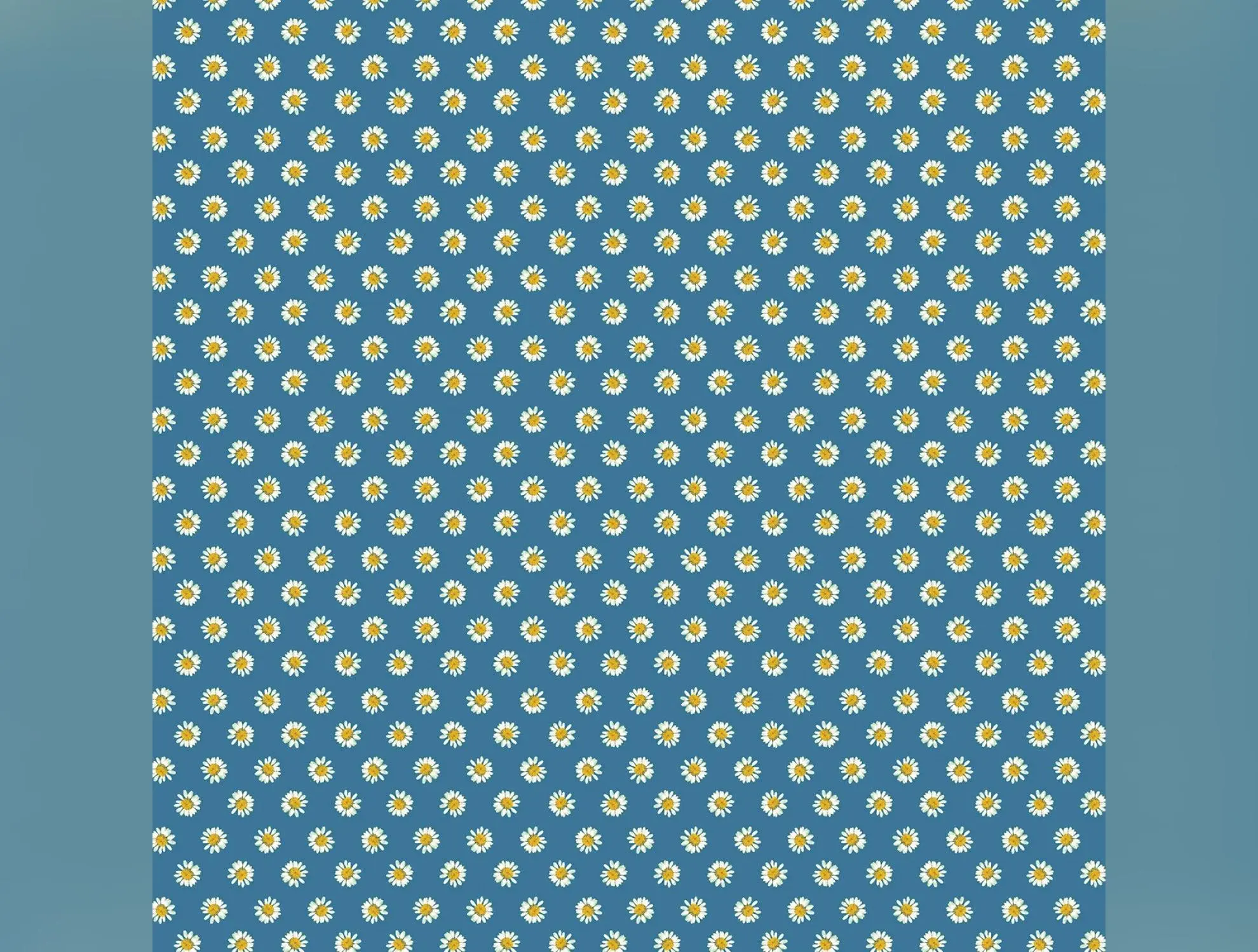 A Prairie Heart | Dainty Daisy - Dark Prairie Sky by Katie Daisy for Benartex | 16635-55