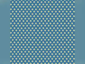 A Prairie Heart | Dainty Daisy - Dark Prairie Sky by Katie Daisy for Benartex | 16635-55