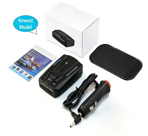 V7 16-Band Automotive Speed Reminder System - 360° Full Range Coverage, Real-Time Updates, Voice Assisted Driving Device