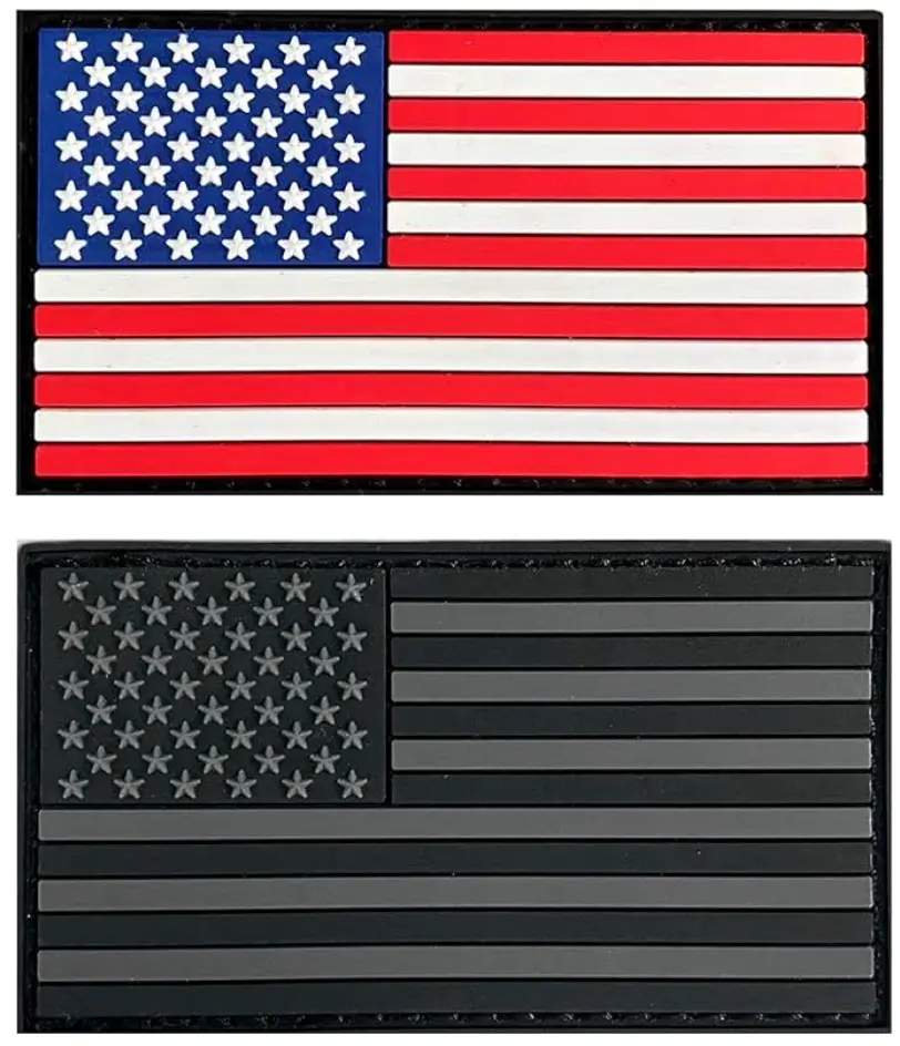 PVC AMERICAN FLAG PATCH