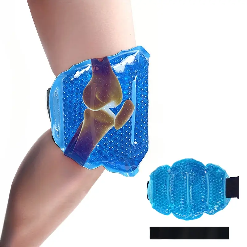 Reusable Gel Ice Pack for Knee Pain Relief, Hot & Cold Compression Therapy for Arthritis, Meniscus Tear, Acl Injury Recovery