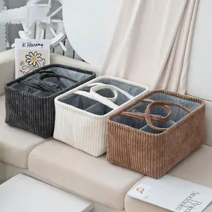 Handmade Textile Storage Basket, Desktop Woven Box, Snack Fruit Display Case, Portable Handwoven Storage Container, Classic Geometric Pattern, Organiser, Desktop Organizer