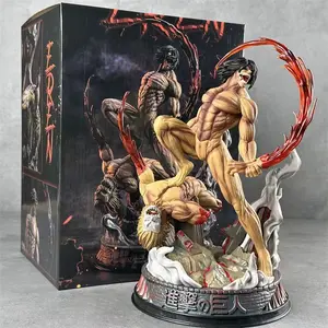Attack on Titan Figure - Battle Form Eren with Base Collectible Figure for Fans and Collectors Enhanced Display with Stable Base