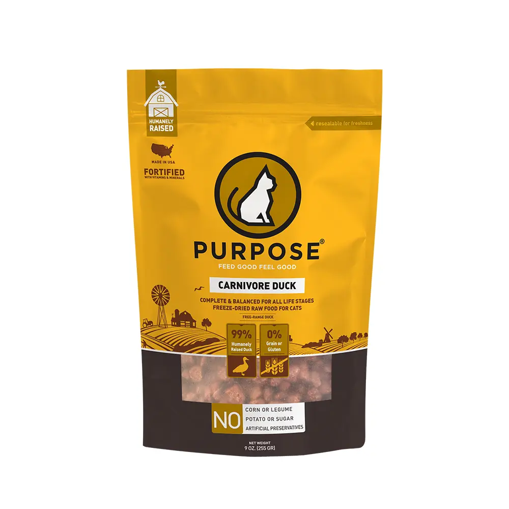 Carnivore Duck Freeze-Dried Raw Cat Food