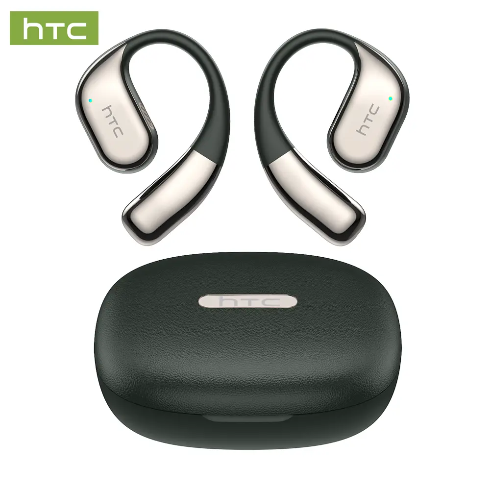 SW HTC NE39 OWS - Bluetooth headset (6.0), IPX5 waterproof, comes with a charging case, and a built-in microphone. Comfortable fit, excellent sound quality, and a three-month warranty! Perfect for work, exercise, study, and voice calls.