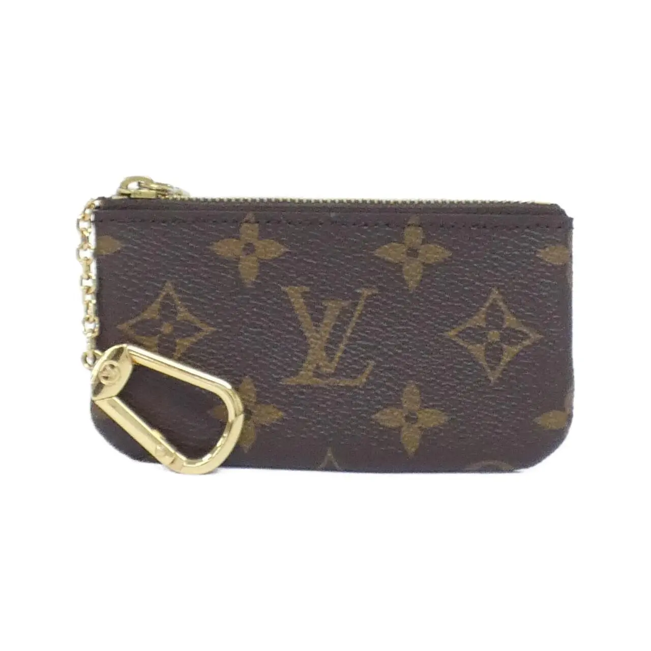 Pre-owned Louis Vuitton Canvas Small Leather Goods Monogram Coin Key Case