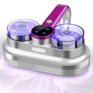 Bed Vacuum Cleaner with 12Kpa Powerful Suction & 275nm UV-C Light, 60°C Heat & Ultrasonic Tech Mattress Cleaner, HEPA Filter, 48000 RPM Brushroll for Bedding, Sofa, Carpet & Pet Hair, 400W Corded