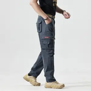 Men's Ripstop Lightweight Polyester Tactical Cargo Trouser - Long, Belted, Fitted-Cut Casual Pants with Multiple Pockets for Construction, Outdoor Hiking | Menswear Essential,summervibes