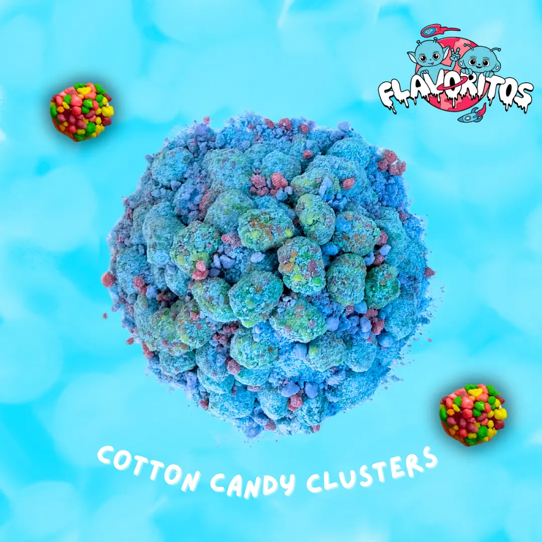 Flavoritos, Cotton Candy Nerd Clusters - Sweet Candy Snack Bonbon
