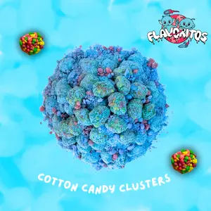 Flavoritos, Cotton Candy Nerd Clusters - Sweet Candy Snack Bonbon