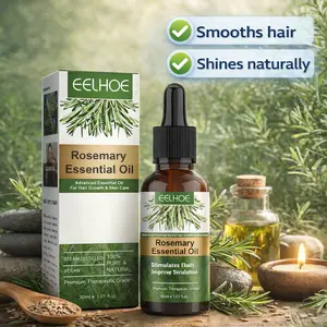 Rosemary Hair Oil | Lightweight Hair Care Oil for Smooth, Shiny Hair Scalp Treatment Serum Organic Argan Oil