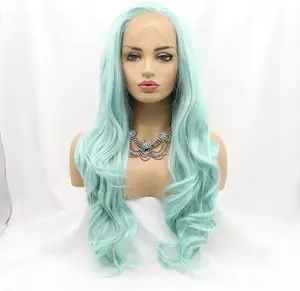 22” MINT GREEN  Lace Front wig *NEW*