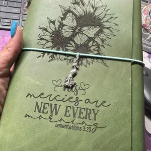 Handmade Leather A5 Laser Engraved Journal