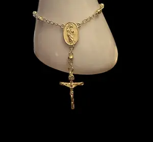 Pulsera de San Judas Rosario ajustable